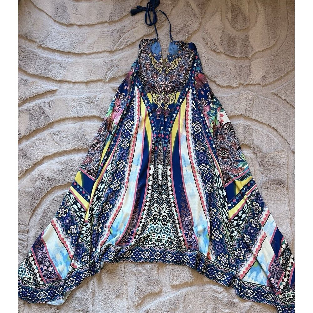 Flying Tomato Dress Size Small Multicolor All Over Print Floral Spaghetti Straps